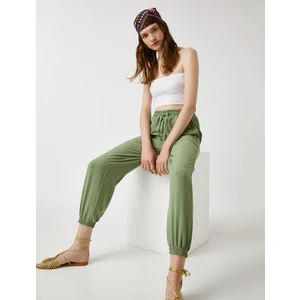 Kadın Jogger Pantolon Belden Bağlamalı