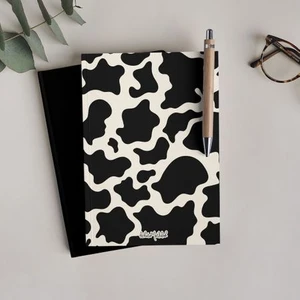 Çizgisiz Defter Serisi  N013 Inek Desenli Defter