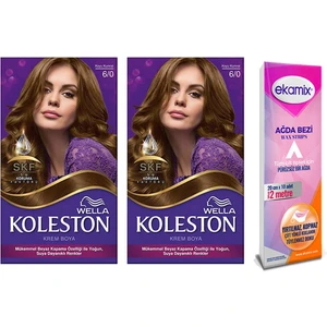 Koleston Krem Boya 6/0 Koyu Kumral 2 Adet