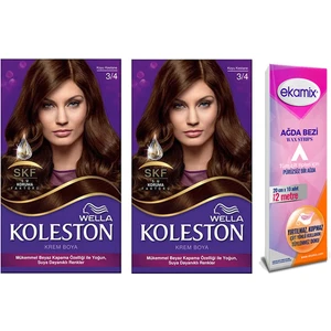Koleston Krem Boya 3/4 Koyu Kestane 2 Adet