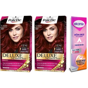 Palette Deluxe Set Saç Boyası 5-889 Şarap Kızılı 2 Adet