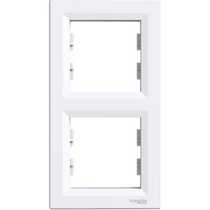 Schneider Electric Schneider EPH5810221 Asfora Ikili Dikey Beyaz Çerçeve