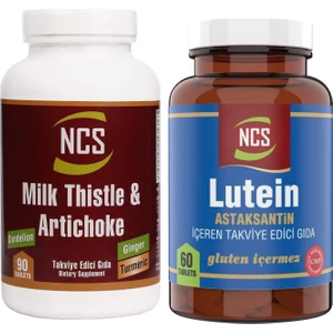 Milk Thistle 90 Tablet & Çinko Destekli Lutein 15 Mg Astaksantin 12 Mg 60 Tablet