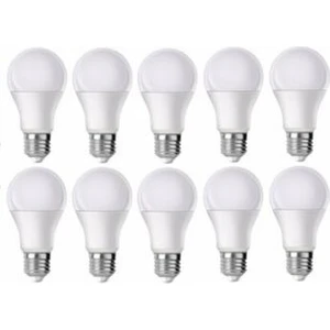 LED - 9W - Beyaz - E27 - 10LU - Tasarruflu LED Ampul 9W