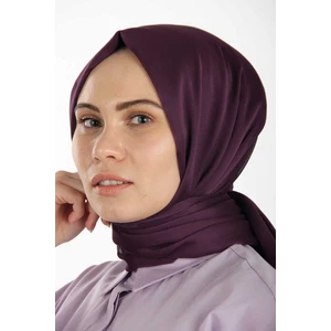 Mor Sima Janjanlı Şifon Şal