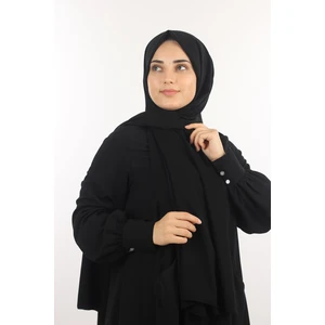 Siyah Sima Medine Ipeği Şal