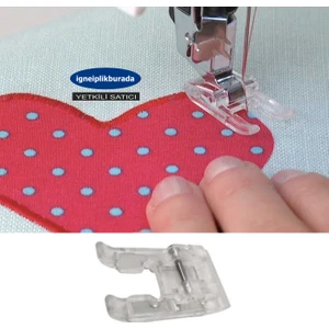 Janome P60794W Açık Parmak Piko-Aplike Ayak Tabanı(Şeffaf)