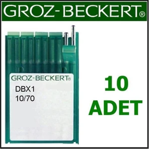 Groz Beckert Dbx1 Gebedur Düz Makine Iğnesi 10 Numara