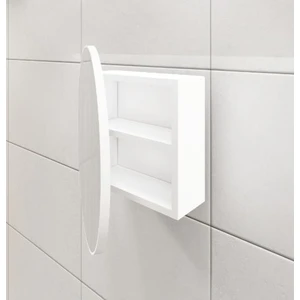 Oval Aynalı Banyo Dolabı