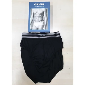 052 Erkek Siyah Micromodal Slip Beyaz ES011590 ERS052