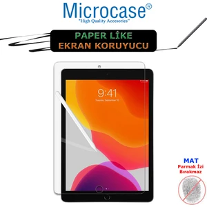 iPad 7.nesil 10.2 2019 Paper Like Pencil Destekli Kağıt Hissi Veren Mat Ekran Koruyucu