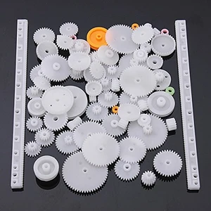 75 Parça Plastik Dişli Çark Seti (Dc Motor - Dıy - Hobi Seti)