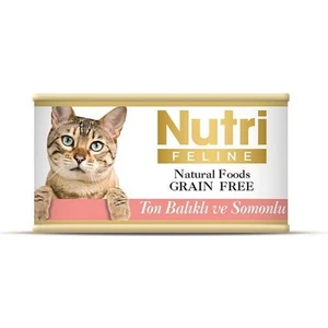 Nutri Feline Tahılsız Ton Balıklı Somonlu Kedi Konservesi 85 gr