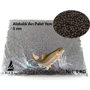 Palet Yem 1kg Sazan Alabalık Palet Yem 5nm