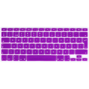 Apple Macbook Pro Retina 15.4" A1398 Türkçe Silikon Q Klavye Koruyucu