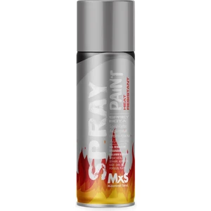 Mxs - Isıya Dayanıklı Sprey Boya - Gümüş Renk  / 400ML