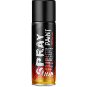 Mxs - Isıya Dayanıklı Sprey Boya - Siyah Renk  / 400ML