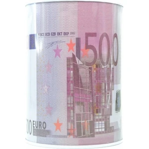 Melek Store  Euro Tasarımlı Metal Kumbara