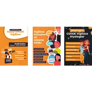 Hızlı ve Kolay İngilizce Öğrenme Seti - 3 Kitap - Ramazan Özkan
