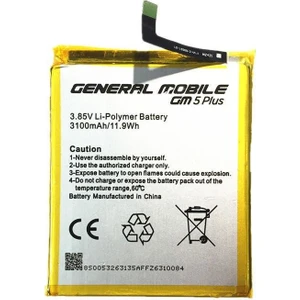 Oem General Mobile Gm5 Plus Batarya Pil