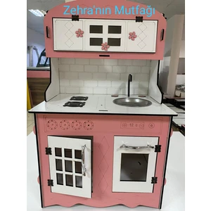 Bahadır Grup 90 x 60 Ahşap Mutfak Üste Açılan Kapal Penbe