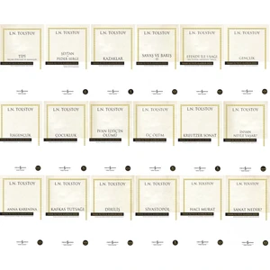 Tipi - Şeytan - Kazaklar - Savaş ve Barış - Efendi ile Uşağı - Ivanç Ilyiç'in Ölümü - İnsan Neyle Yaşar - Anna Karenina - Kafkas Tutsağı - Diriliş - Lev Nikolayeviç Tolstoy -18 Kitap
