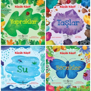 Küçük Kaşif 4 Kitap Set / Yapraklar - Taşlar - Su - Böcekler