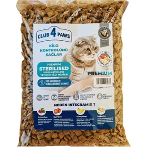 Club4paws Tavuklu Kısırlaştırılmış Kedi Maması 1 kg