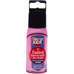 Funny Kids 3D Boncuk Boya Opak 60 cc Pembe