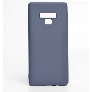 Samsung Galaxy Note 9 Kılıf Esnek Yumuşak Pürüzsüz Içi Kadife Case Lacivert