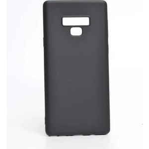 Samsung Galaxy Note 9 Kılıf Esnek Yumuşak Pürüzsüz Içi Kadife Case Siyah
