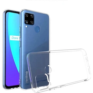 Realme C15 Kılıf Yumuşak Transparent Şeffaf Yüksek Kalite Şeffaf