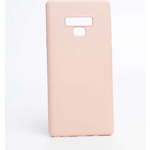 Samsung Galaxy Note 9 Kılıf Esnek Yumuşak Pürüzsüz Içi Kadife Case Pembe