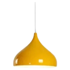 Rys Tasarım Rys Retro Metal Dekoratif Rustik Kafe Mutfak Aydınlatma Sarı Tekli Sarkıt Avize Çap:43 cm