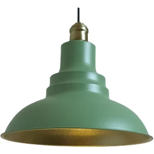 Rys Tasarım Rys Retro Metal Mat Su Yeşili Eskitme Duylu Dekoratif Rustik Metal Sarkıt Avize Çap:30 cm