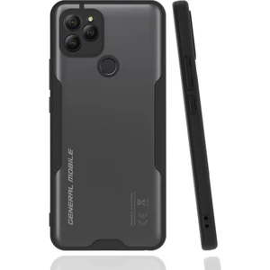 Kzy General Mobile GM21 Kılıf Kamera Korumalı Colorful Kapak - Siyah