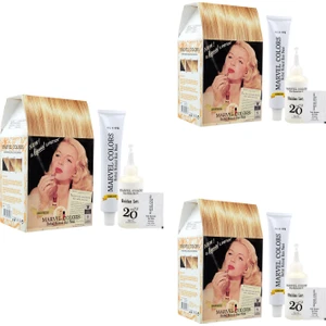Marvel Colors Herbal Naturel Hair Saç Boyası 9 Sarı x 3 Adet