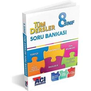 Açı Yayınları 8. Sınıf LGS Tüm Dersler Soru Bankası