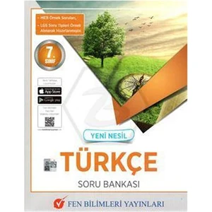 Fen Bilimleri Yayınları  7 Sınıf Yeni Nesil Türkçe Soru Bankası