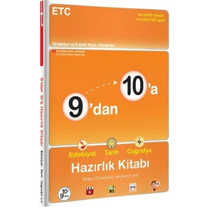 Tonguç Akademi 9'dan 10'a Edebiyat Tarih Coğrafya Hazırlık Kitabı