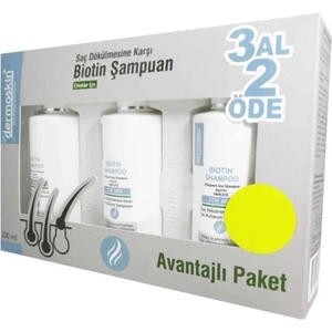 Biotin Şampuan Saç Dökülmesine Karşı Erkek 200 ml - 3 Al 2 Öde