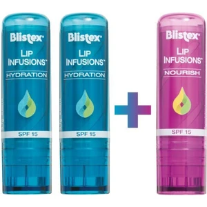 Lip Infusions Hydration SPF15 x 2 + Nourish SPF15
