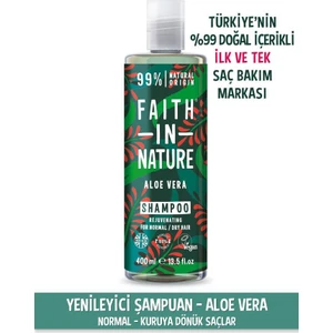 Faith In Nature %99 Doğal Içerikli Yenileyici Şampuan- Normal & Kuruya Dönük Saçlar Için Aloe Vera
