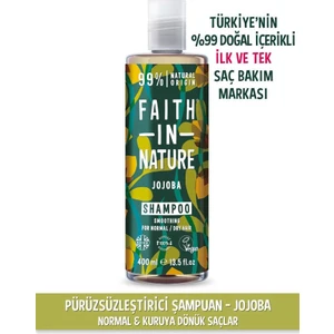 Faith In Nature %99 Doğal Içerikli Pürüzsüzleştirici Şampuan- Normal&kuruya Dönük Saçlar Için Jojoba