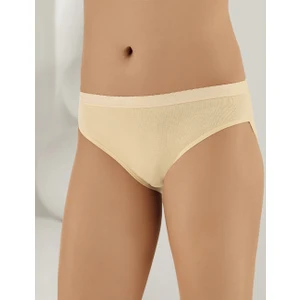 Şahinler Yazılı Ribana Külot Krem MB037