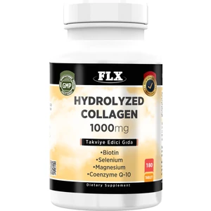 Hidrolize Collagen Kollajen Coenzyme Biotin Selenium Magnezyum 180 Tablet