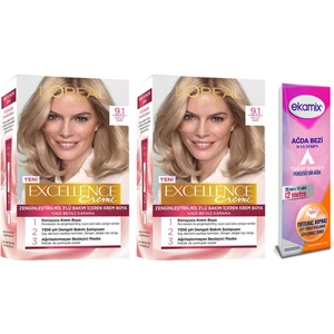 Loreal Excellence Creme Boya 9-1 Küllü Sarı 2 Adet