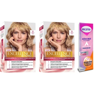 Loreal Excellence Creme Boya 8 Koyu Sarı 2 Adet