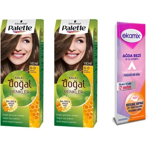 Palette Doğal Renkler Saç Boyası 6-0 Koyu Kumral 2 Adet