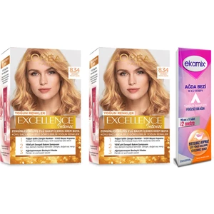 Loreal Excellence Intense Set Boya 8.34 Zengin Sarı 2 Adet